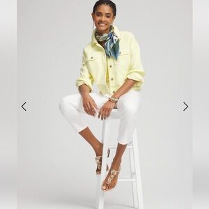 NWT Chico’s Relaxed Fit Denim Jacket